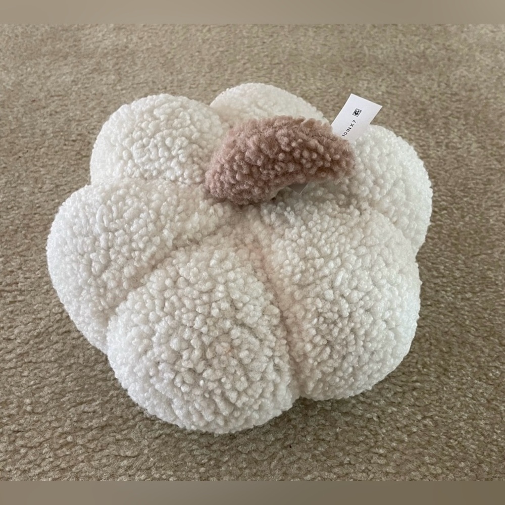 New - Sherpa Pumpkin - Halloween - Thanksgiving - Fall Decor